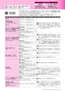 保健ガイド（14から15ページ） [4438KB pdfファイル]