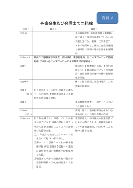 事案発生及び発覚までの経緯 （PDF形式 145.4KB）