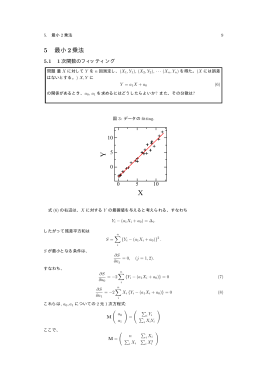 最小2乗法復習ファイル