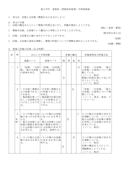 学習指導案 [PDFファイル／82KB]