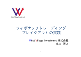 フィボナッチトレーディング ブレイクアウトの実践