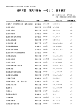 増田三男 清爽の彫金 そして、富本憲吉