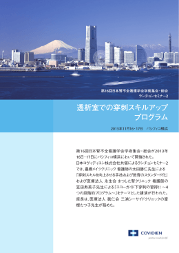 透析室での穿刺スキルアップ プログラム