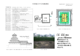 佐賀城天守台発掘調査