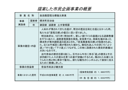 提案者と担当課による相互検証