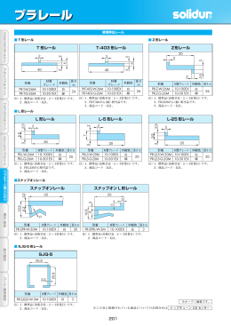 標準押出レール 1
