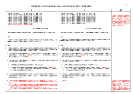 新旧対照表 - 日本航空機操縦士協会