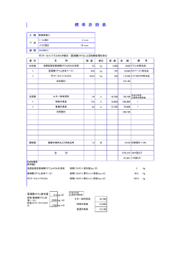 標 準 歩 掛 表