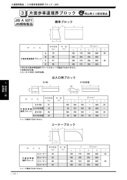 3 片面歩車道境界ブロック