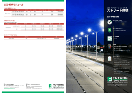 LED アプリケーションの特長 : ストリート照明 - Future Lighting Solutions