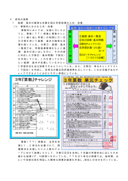 基礎・基本の確実な定着を図る方策 基礎・基本の確実な定着を図る方策