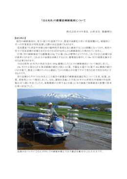 「はえぬき」の密播苗疎植栽培について（PDF