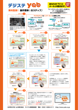 無料登録！ 操作簡単  8ステップ