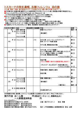 トスカーナの秋を満喫、古都フィレンツェ5泊の旅