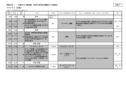 研修会名： 川崎市立川崎病院 神奈川県単位型緩和ケア研修会