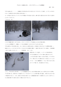 5月 GW ニセイカウシュッペ山南稜