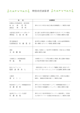 表彰者一覧（PDF：146KB）