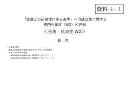＿＿ 4-1 抗菌・抗炎症WG（PDF：158KB）