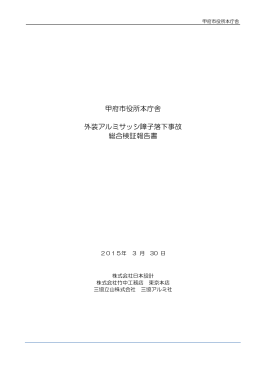 総合検証報告書（PDF：3346KB）