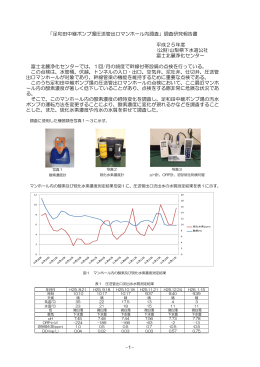 「足和田中継ポンプ場圧送管出口マンホール内調査」調査研究報告書