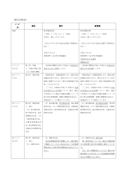 新旧対照表 [193KB pdf]