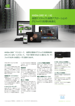 NVIDIA GRID K1 / K2 仮想デスクトップと仮想アプリケーションの
