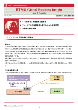 2014/07/25「インド資金調達の留意点」