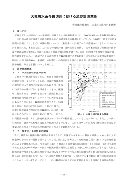 天竜川水系与田切川における流砂計測業務