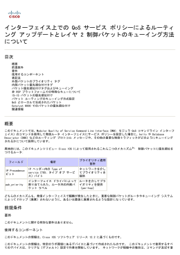 アップデートをルーティングしてについて 2 つの制御パケット を並べられ