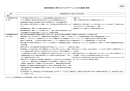 地震保険制度に関するプロジェクトチームにおける議論の整理 資料1