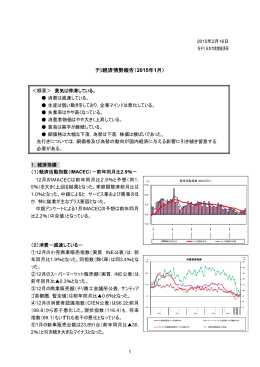チリ経済情勢報告（2015年1月）