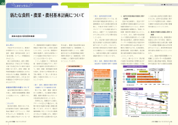 新たな食料・農業・農村基本計画について