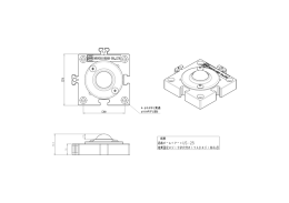 4-&phi;5.5キリ貫通 &phi;10ザグリ深5 75 o60