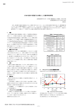 CFRP 板材の貫通穴を対象とした幾何特性評価