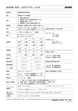 エピライトSL－300 鋼道路橋