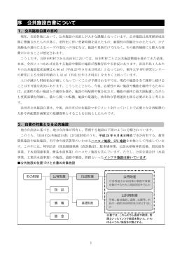 序 公共施設白書について【PDF：1,15