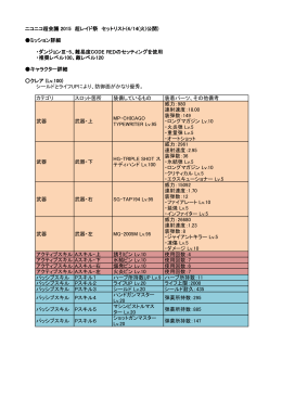 ニコニコ超会議 2015 超レイド祭 セットリスト(4/14(火)公開) ミッション