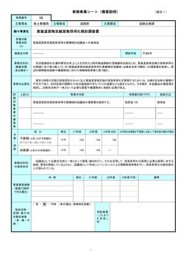 事務事業シート（概要説明） 68 東海道貨物支線貨客併用化