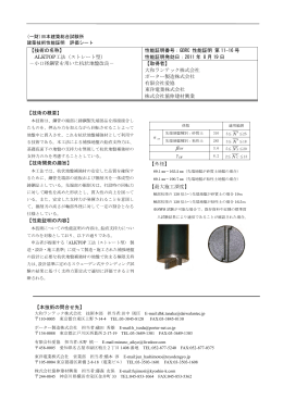 【技術の名称】 ALKTOP工法（ストレート型） －小口径鋼管を用いた杭状