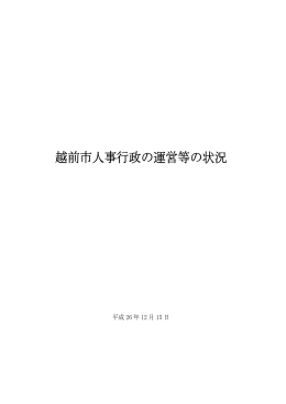 人事行政の運営等の状況（PDF形式：297
