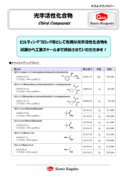 光学活性化合物