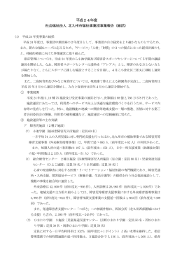 事業報告 （PDFファイル）