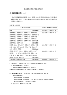 積雪・風圧計算資料