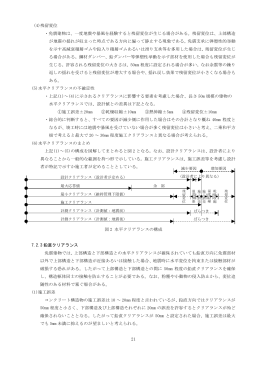 (4)残留変位 ・免震建物は、一度地震や暴風を経験