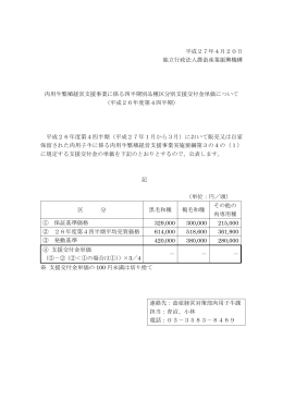 平成 26年度第 4四半期 - alic｜独立行政法人 農畜産業振興機構