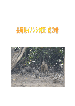 長崎県イノシシ対策虎の巻［PDFファイル／632KB］