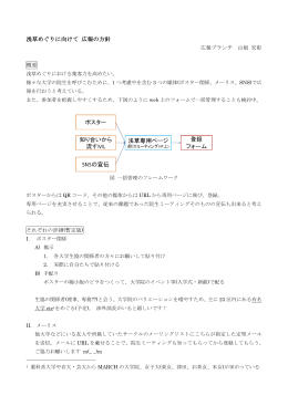 浅草めぐりに向けて 広報の方針 - 大学生協東京ブロック 院生ミーティング
