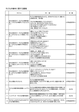 啓発教材リスト（図書）（PDF：190KB）