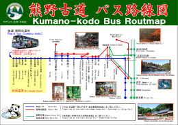 Kumano-kodo Bus Routmap