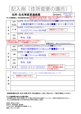 住所・氏名等変更連絡票（PDF・108KB）